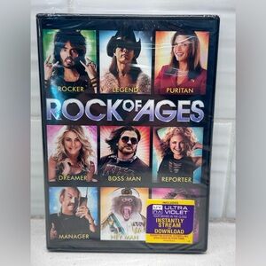 Rock of Ages (DVD, 2012) - Julianne Hough & Russell Brand - Brand New Sealed